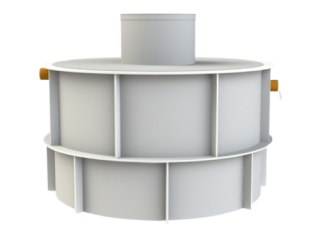 Септик J-3 вертикальний двохкамерний з поліпропілену