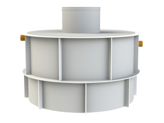 Пісковловлювач J-3 поліпропіленовий у повному вигляді