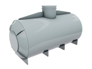 Резервуар для води горизонтальний з люком 3