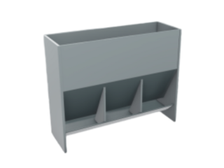 Поліпропіленова бункерна годівниця для свиней від SolidPlast