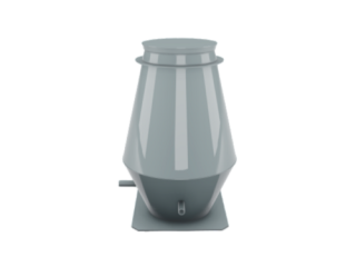 Поліпропіленовий оглядовий (двоконусний) колодязь Solid Plast